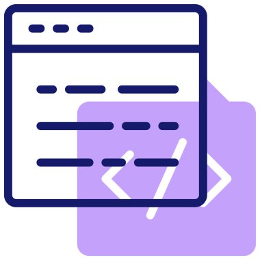 İnternet sitesi. Web simgesi basit illüstrasyon 