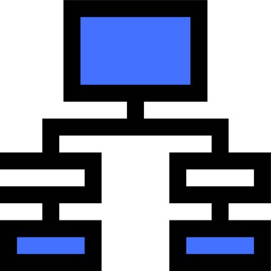 İnternet sitesi. Web simgesi basit illüstrasyon 