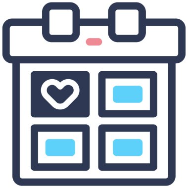 düğün web simgesi basit illüstrasyon