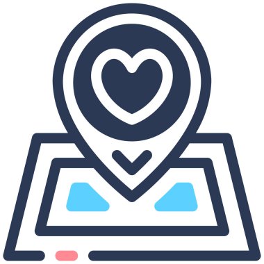 düğün web simgesi basit illüstrasyon