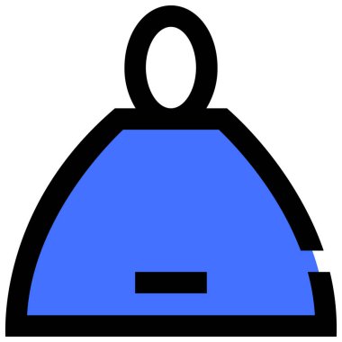 Beyaz arkaplanda ağırlık simgesi