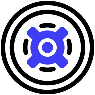 Beyaz arkaplanda ağırlık simgesi