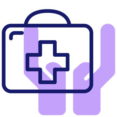 tıbbi ve sağlık vektör simgesi