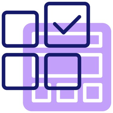 Bir kartvizit setinin vektör illüstrasyonu