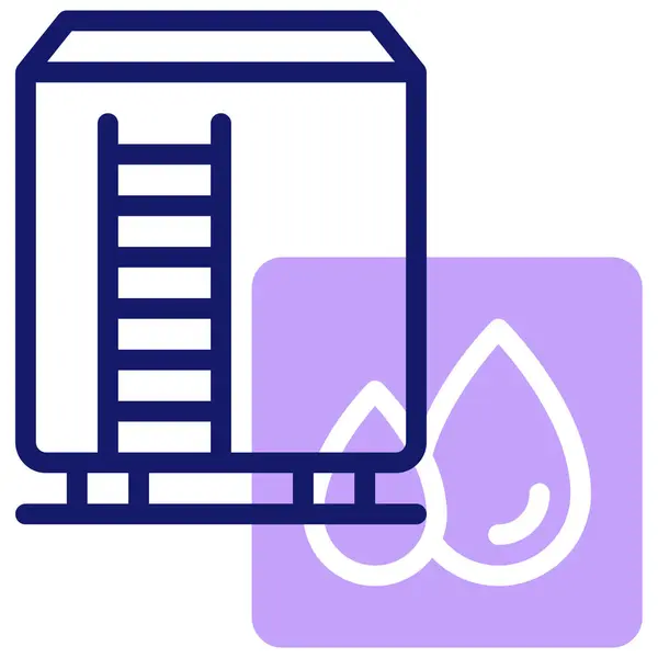 Olie Web Icoon Eenvoudige Illustratie — Stockvector