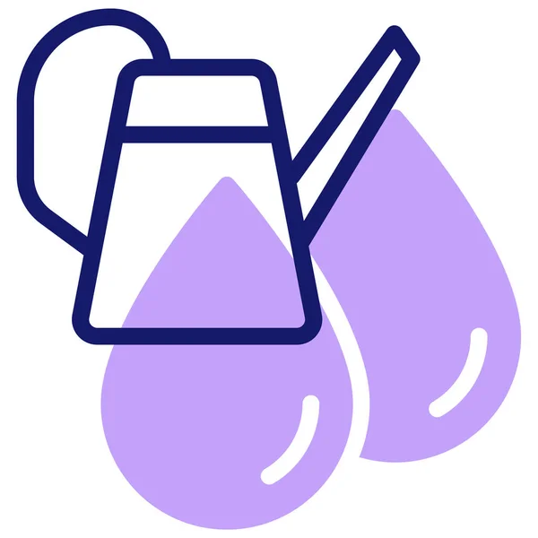 Watering Web Icon Simple Illustration — 스톡 벡터