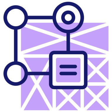 şebeke. Web simgesi basit illüstrasyon