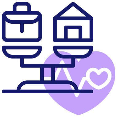 Kalp. Web simgesi basit illüstrasyon