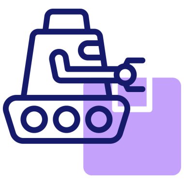 Taşıma bandı. Basit illüstrasyon