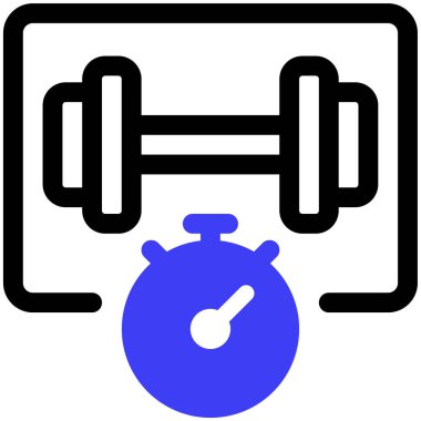 Dambıl. Web simgesi basit illüstrasyon