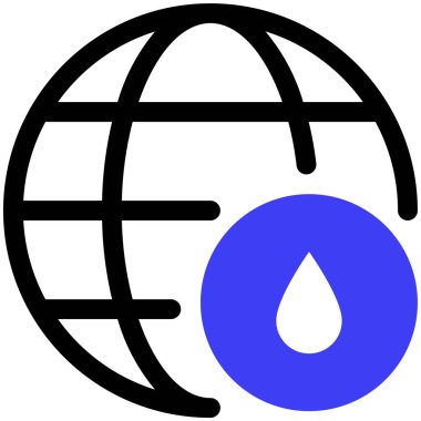 küresel enerji. Basit illüstrasyon