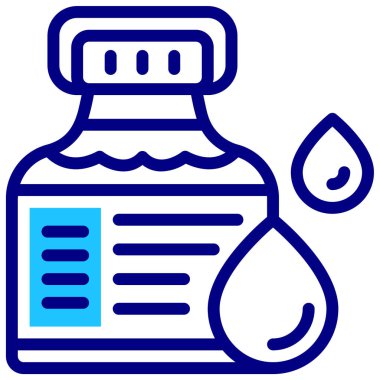 Su damlası. Basit resimleme