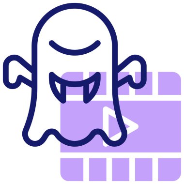 Maske takan bir kadının vektör çizimi