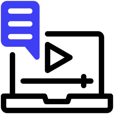 E-öğrenme. Web simgesi basit tasarım