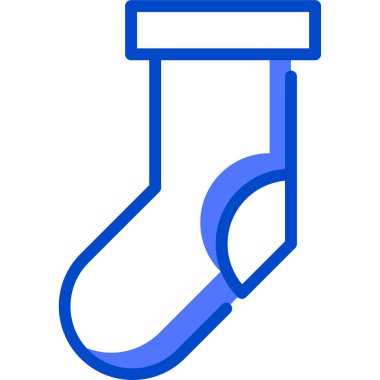 Çorap. Web simgesi basit illüstrasyon 