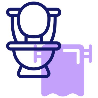 basit tuvalet web simgesi tasarımı