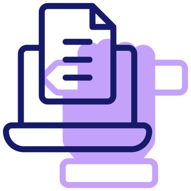 içerik web simgesi basit tasarım