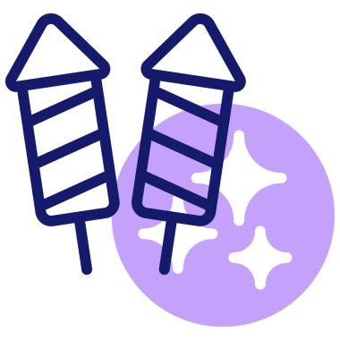 Havai fişekler, web simgesi çizimi