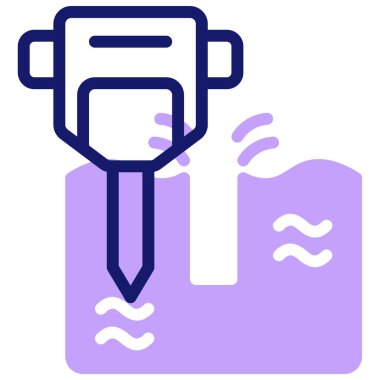 Sondaj. Web simgesi basit illüstrasyon