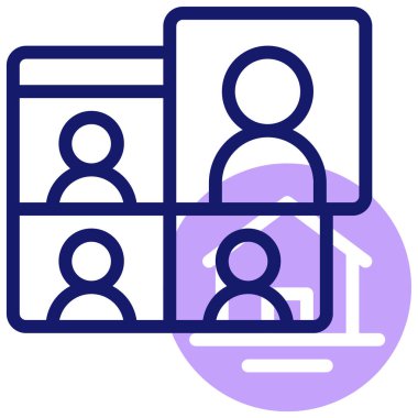 kullanıcı. Web simgesi basit illüstrasyon