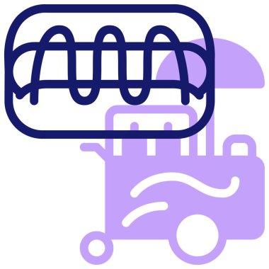 Alışveriş arabası. Basit tasarım