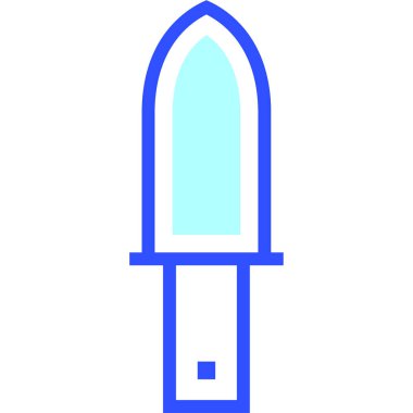 Bıçak. Web simgesi vektör illüstrasyonu