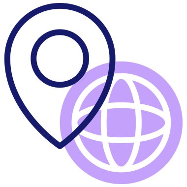 Teslimat. Web simgesi basit illüstrasyon