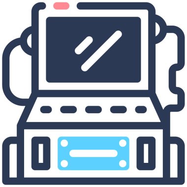 bilgisayar simgesi, vektör illüstrasyonu basit tasarım