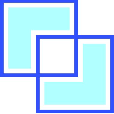 Modern simge, vektör illüstrasyonunu hariç tut