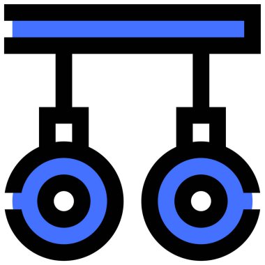 aerobik ip. Web simgesi basit tasarım