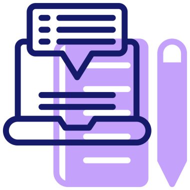 Dosya. Web simgesi basit illüstrasyon