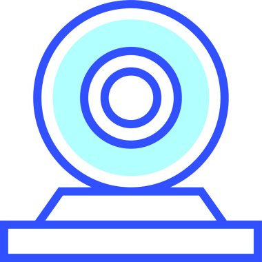 Web kamerası. Web simgesi basit illüstrasyon