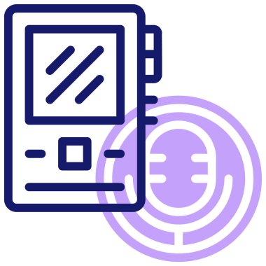 kayıt simgesi vektör illüstrasyonu