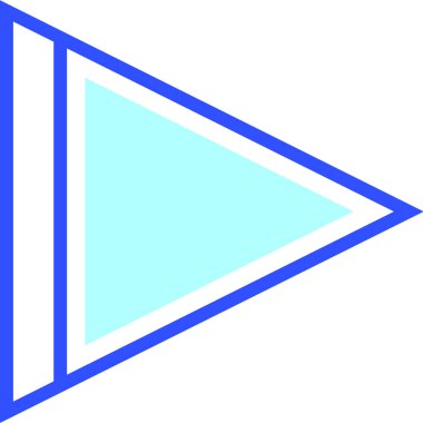 Oyun ok simgesi. Vektör çizim