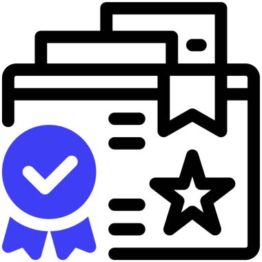 koleksiyon simgesi, vektör illüstrasyonu basit tasarım