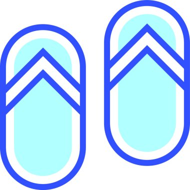 Sandalet simge vektör çizim