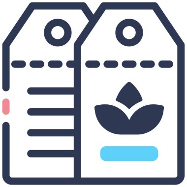 etiket simgesi, vektör illüstrasyonu basit tasarım