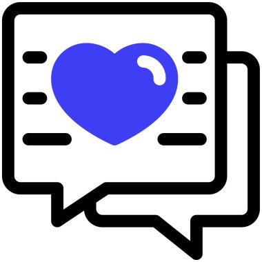 Bir mesajın vektör illüstrasyonu 