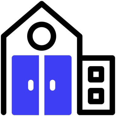 okul simgesi vektör illüstrasyonu