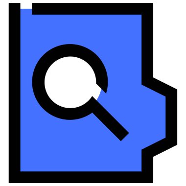 Ara. Web simgesi basit illüstrasyon