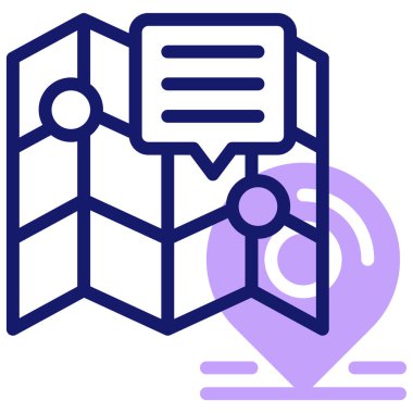 konum simgesi, vektör illüstrasyonu basit tasarım