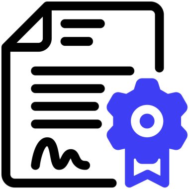 Ehliyet. Web simgesi vektör illüstrasyonu