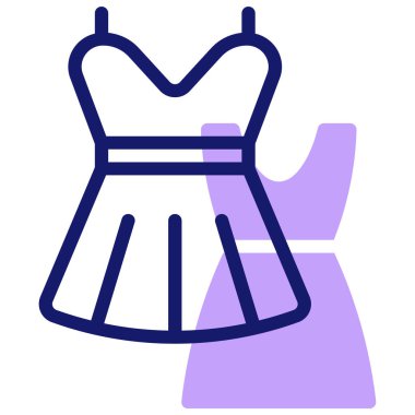 Elbise. Web simgesi basit illüstrasyon