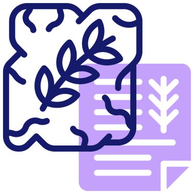 fosil simgesi, vektör illüstrasyonu basit tasarım