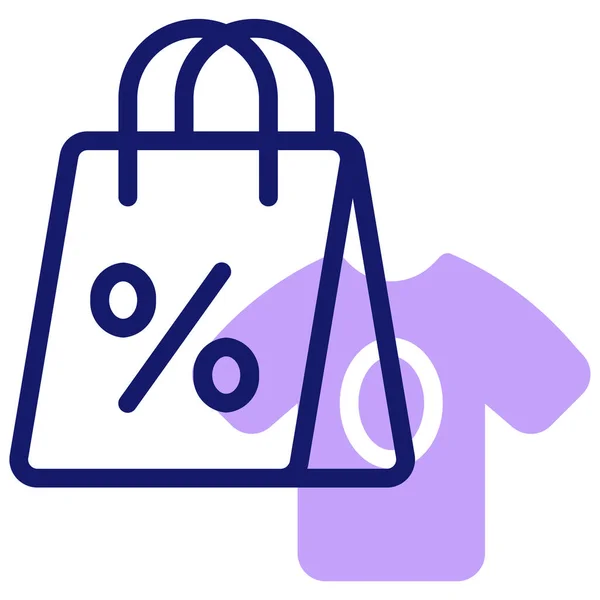 Verkauf Web Symbol Einfache Illustration — Stockvektor