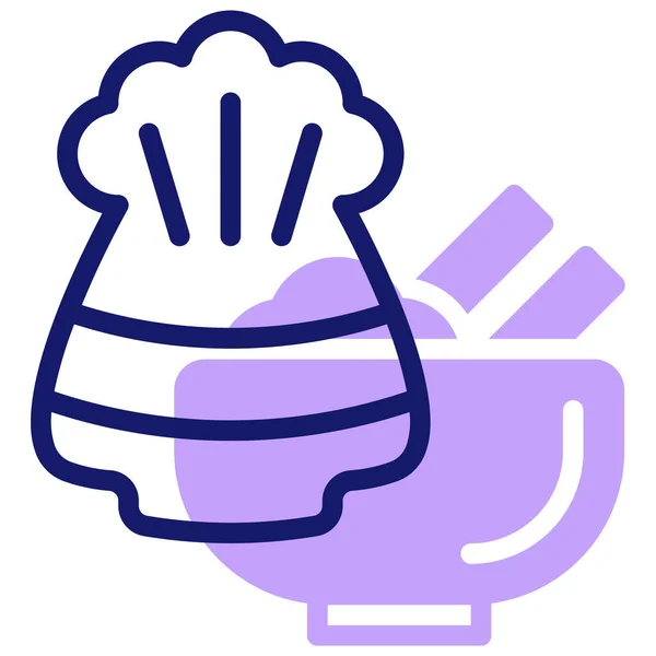 Kimchi Symbol Vektorillustration Einfaches Design — Stockvektor