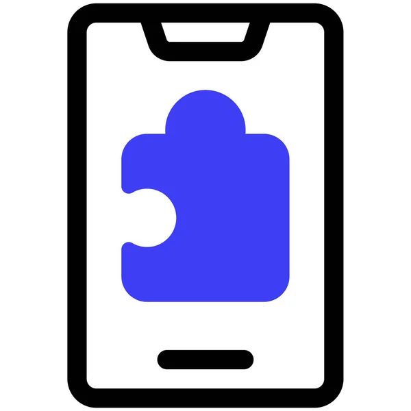 Smartphone Symbol Vektorillustration Einfaches Design — Stockvektor