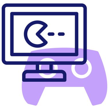 oyun simgesi vektör çizimi