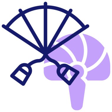 Hayran simgesinin vektör illüstrasyonu