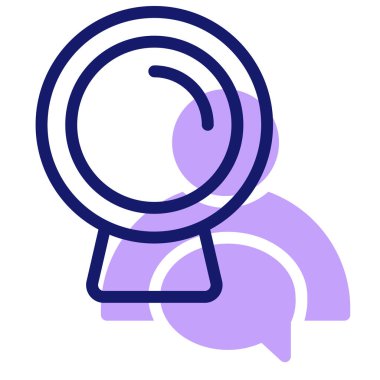 destek web simgesi, basit illüstrasyon